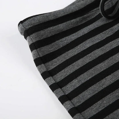 Striped Flare Sweatpants