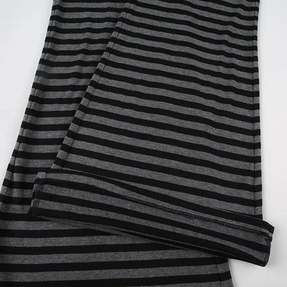 Striped Flare Sweatpants