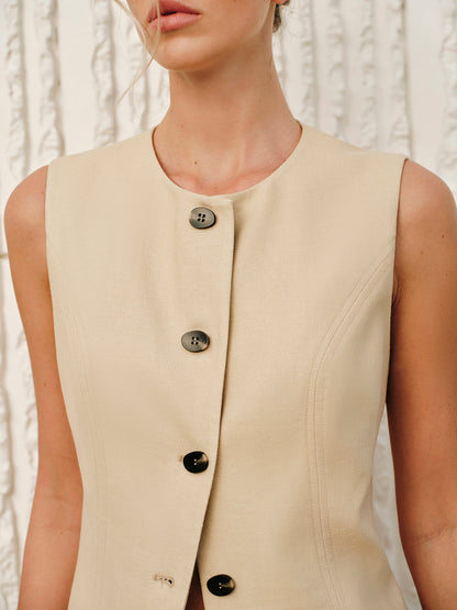 Stylish Summer Cotton and Linen Set for Women – Breathable and Comfortable Outfit