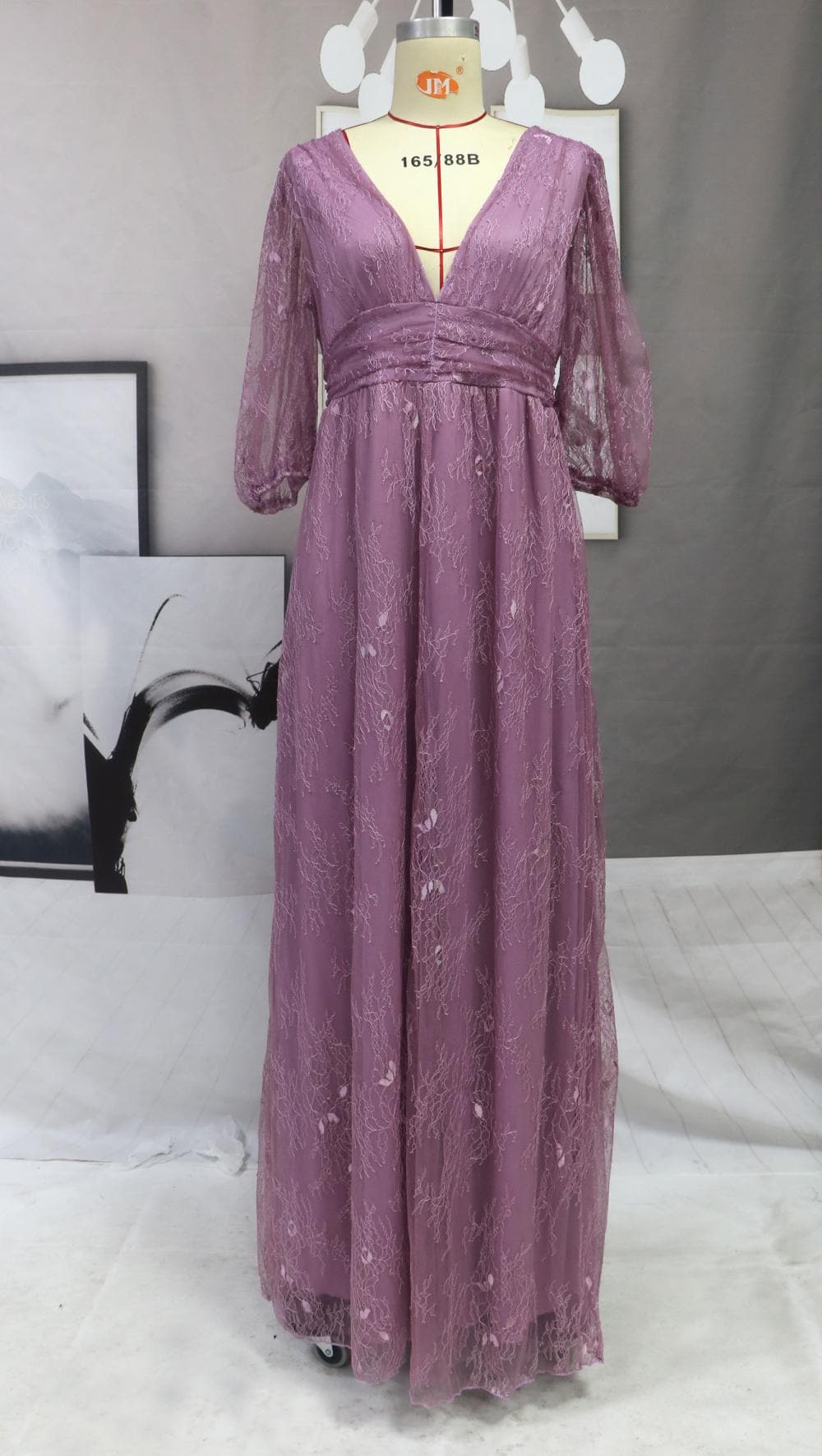 DressBetty - Summer Women Sexy V-Neck Full Sleeve Long Party Dress