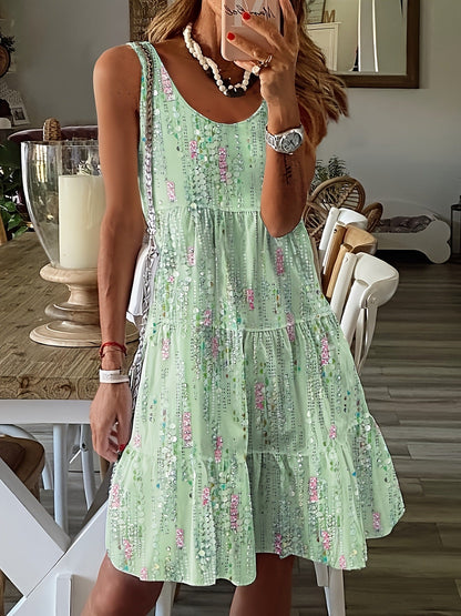 Floral Short Dress