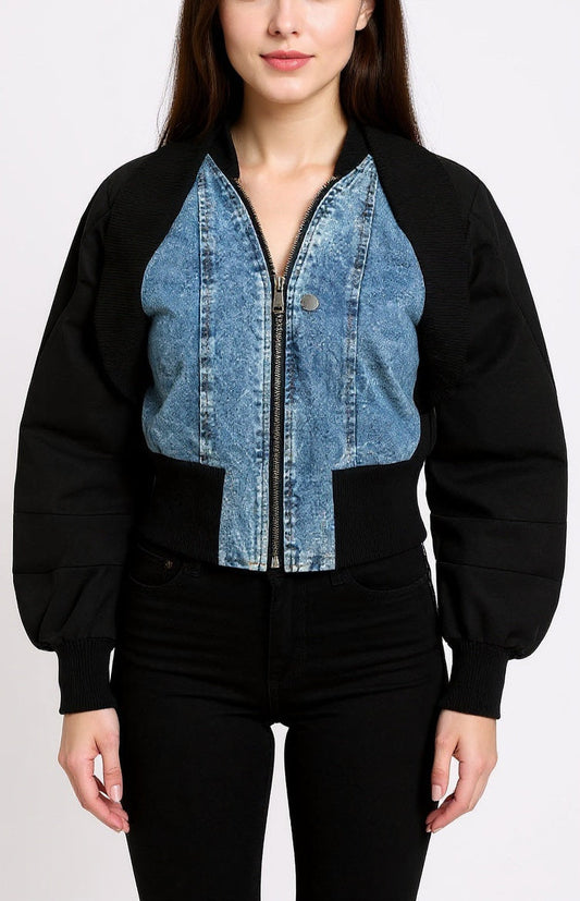 Bomber Jacket  Denim