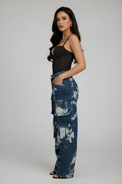 Mesh Patchwork Corset Bustier Slip Bodysuit