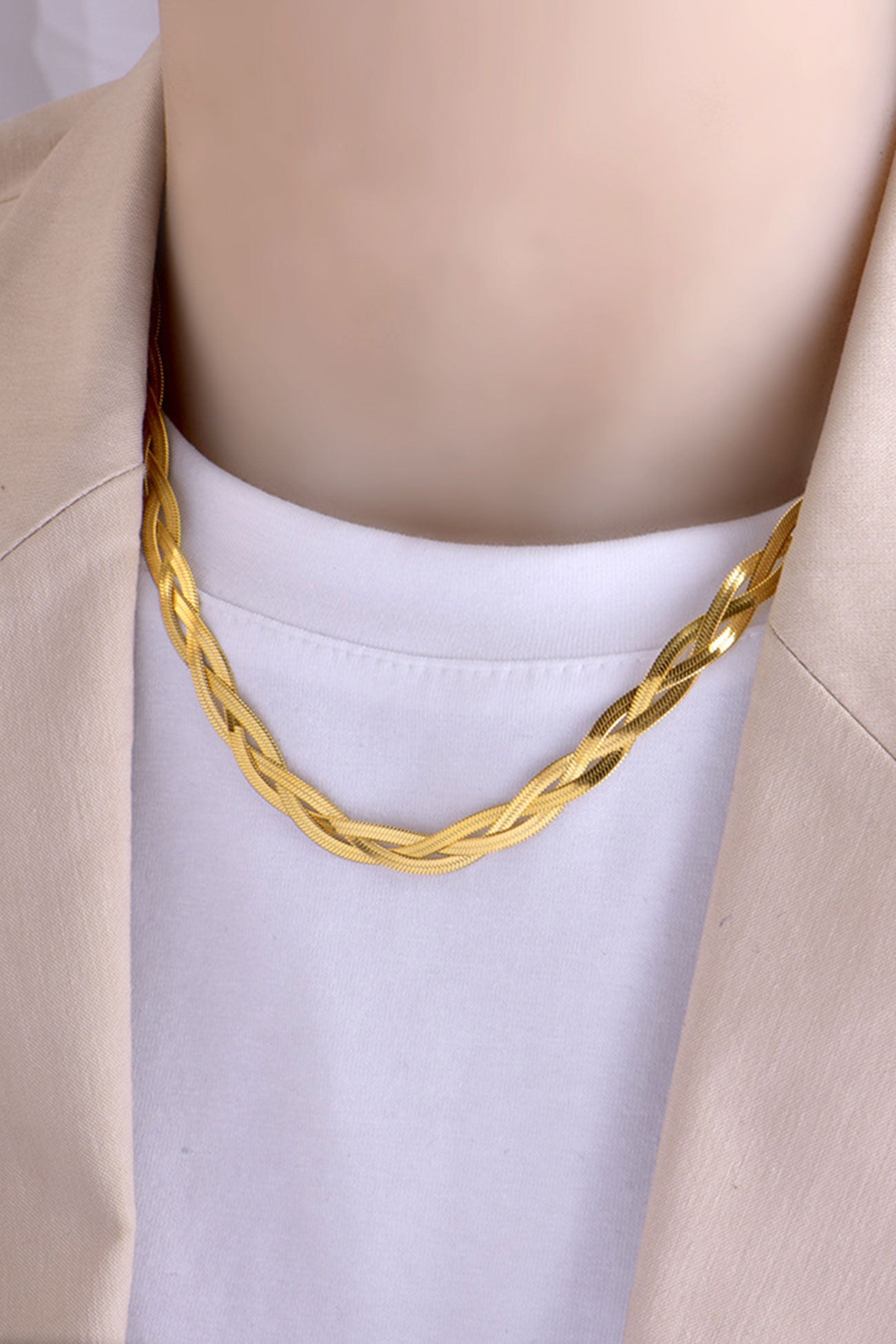Three Layer Braided Necklaces