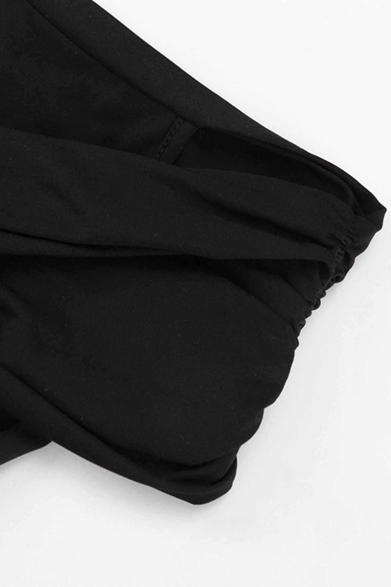 Twisted-front Drop Shoulder Tops