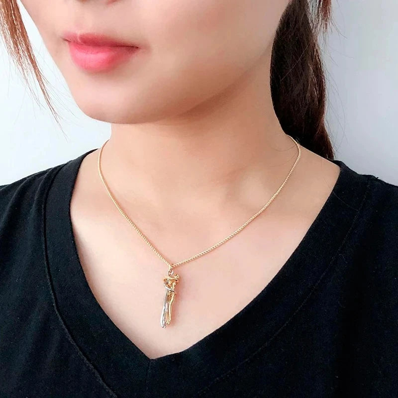 Unisex Pendant Necklace - Hip Hop Style