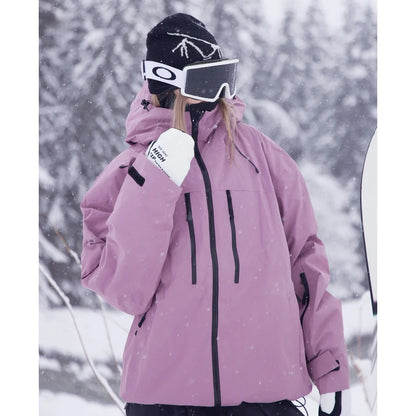Unisex Ski Jacket Waterproof Windproof Functional Design