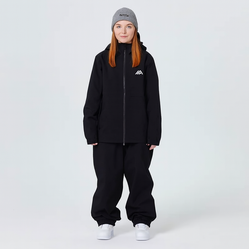 Unisex Ski Suit Weatherproof Jacket and Trousers Functional Ski Clothes