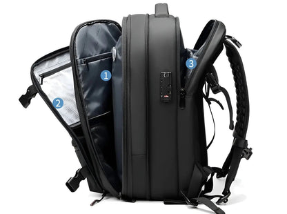 Unisex Travel Backpack With Compression