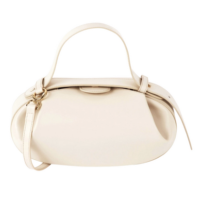 | Sculptural Round Shoulder Bag, Top Handle