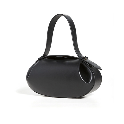 | Sculptural Round Shoulder Bag, Top Handle