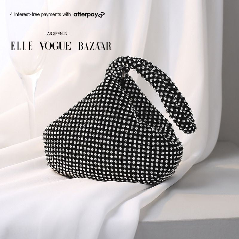 Glittering Triangle Handbag