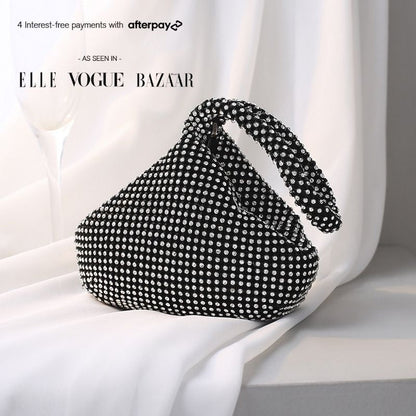 Glittering Triangle Handbag