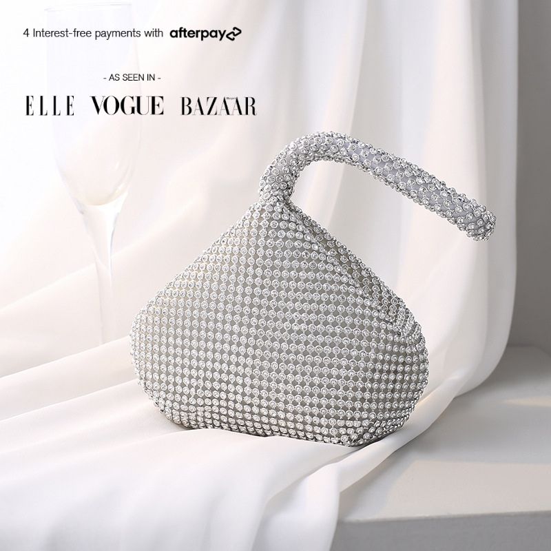 Glittering Triangle Handbag