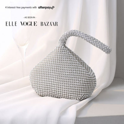 Glittering Triangle Handbag