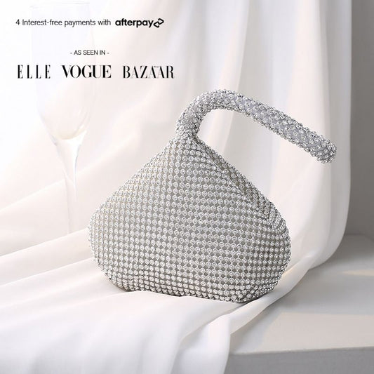 Glittering Triangle Handbag