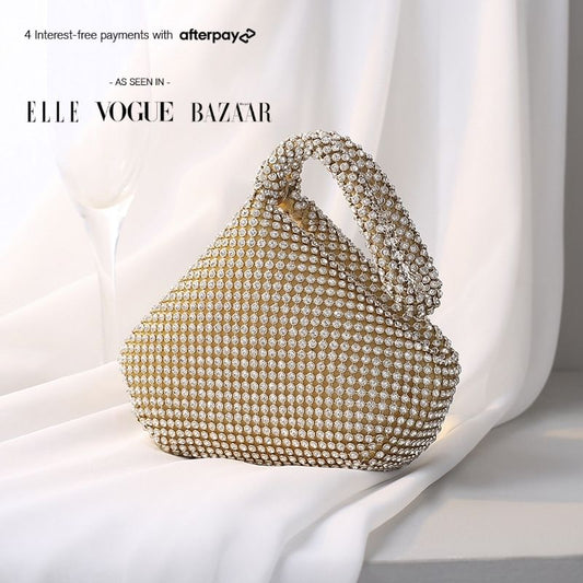 Glittering Triangle Handbag