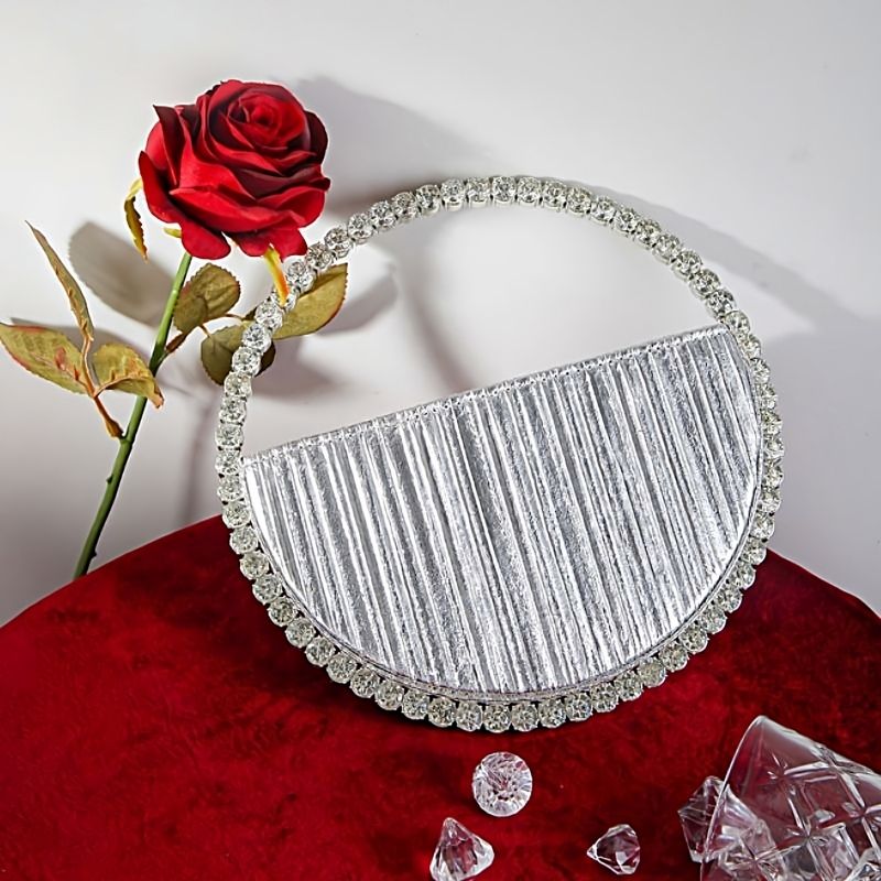 Round Evening Clutch