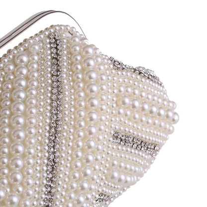 Elegant Pearl Evening Clutch