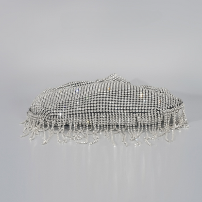 Laverne Rhinestone Tassel Bag