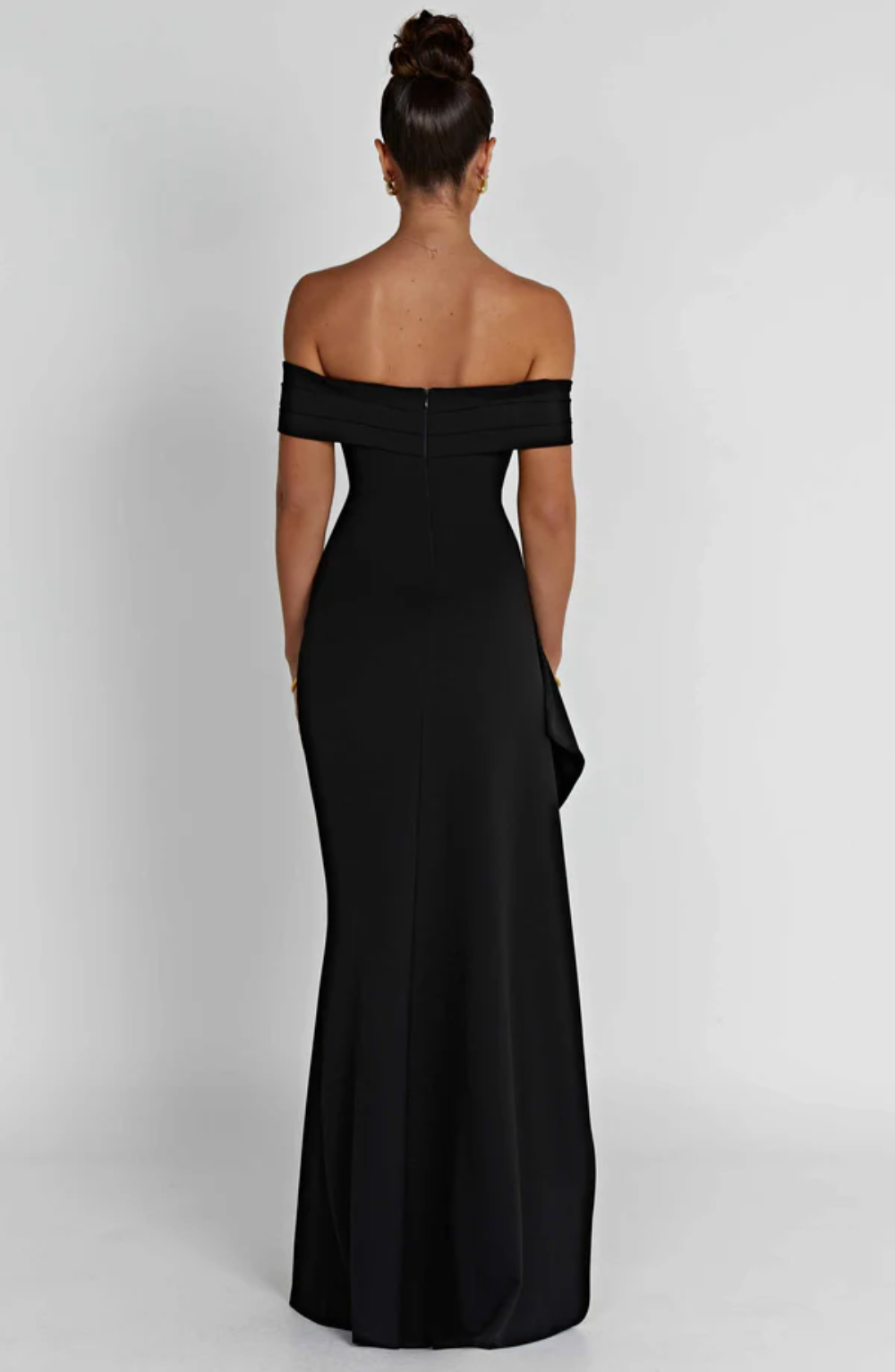 | Off-shoulder evening gown