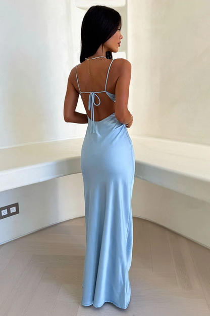 | Satin Maxi Dress