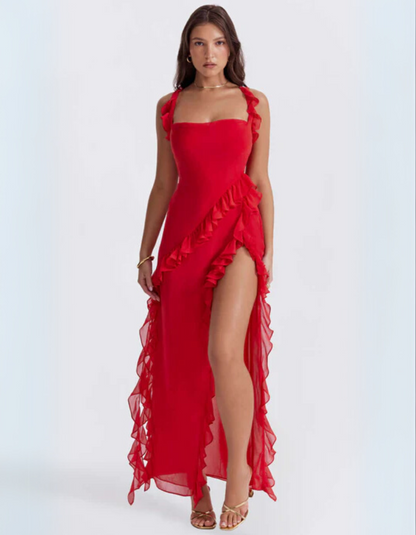 | Ruched Maxi Dress