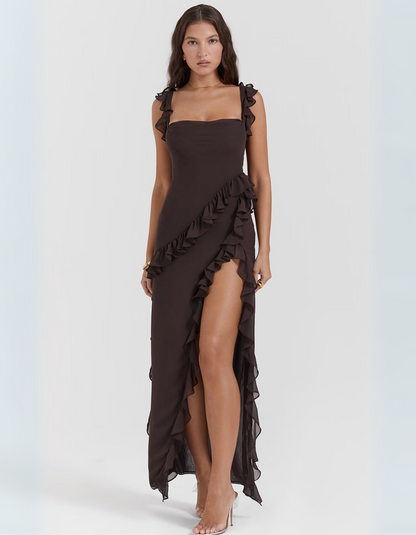 | Ruched Maxi Dress