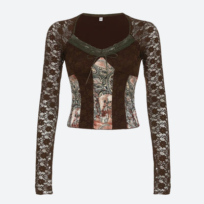 Vintage Bohemian Lace Top