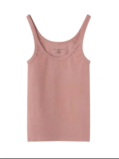DressBetty - 2024 Black Sexy Sleeveless Cotton Vest for Women