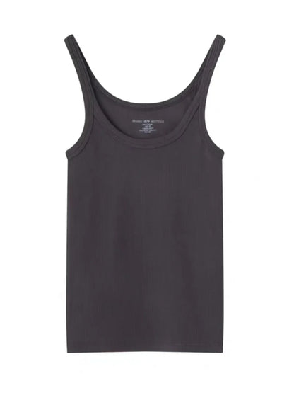 DressBetty - 2024 Black Sexy Sleeveless Cotton Vest for Women