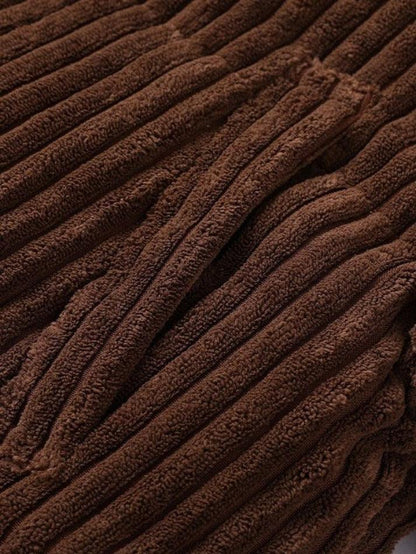 Vintage Zip Up Corduroy Padded Jacket