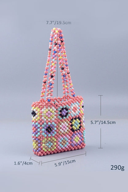 Vintage Handmade Beaded Handbag