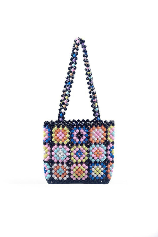 Vintage Handmade Beaded Handbag