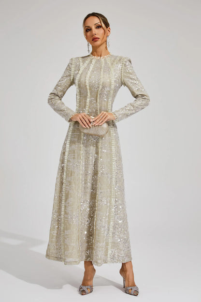 | Sequin Maxi Dress