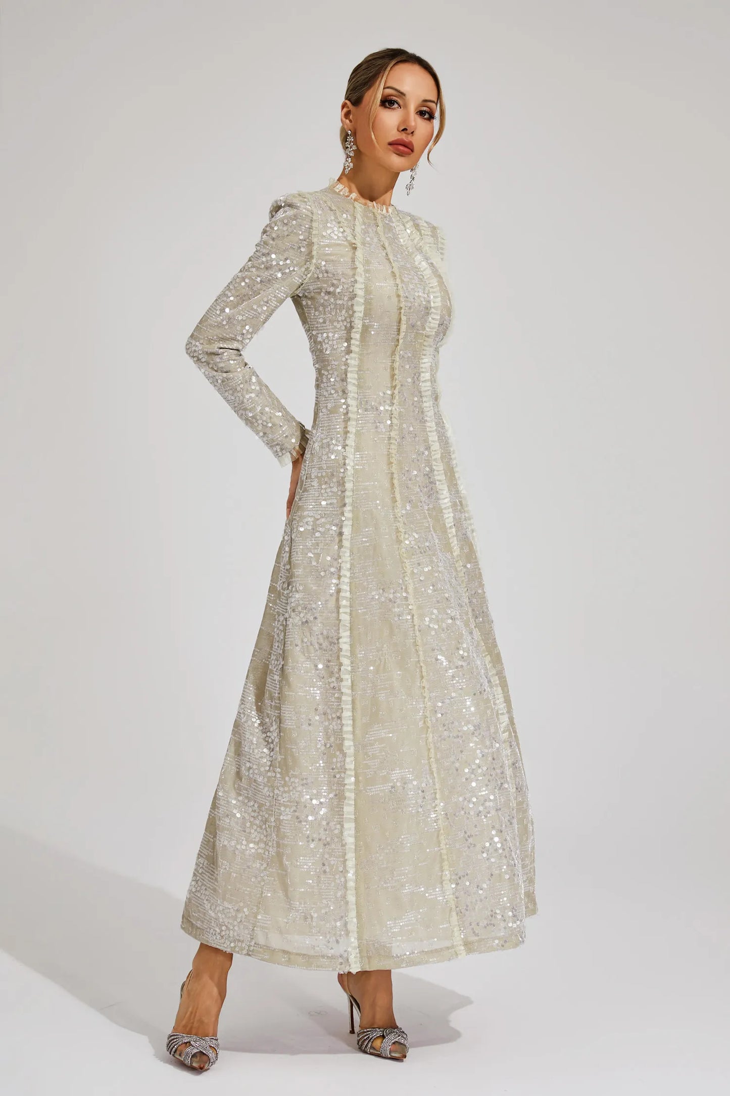 | Sequin Maxi Dress