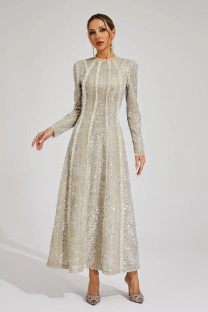 | Sequin Maxi Dress