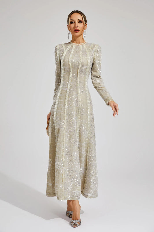| Sequin Maxi Dress