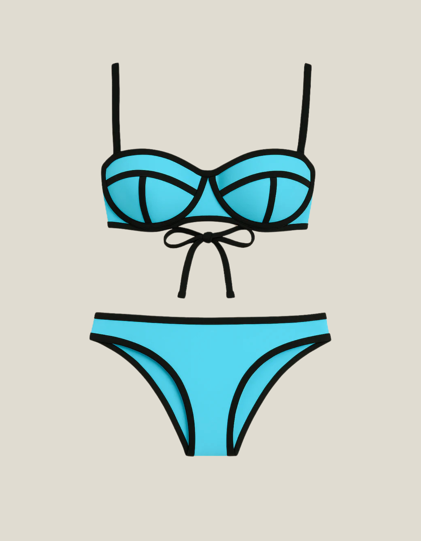 | Contrast Bikini Set