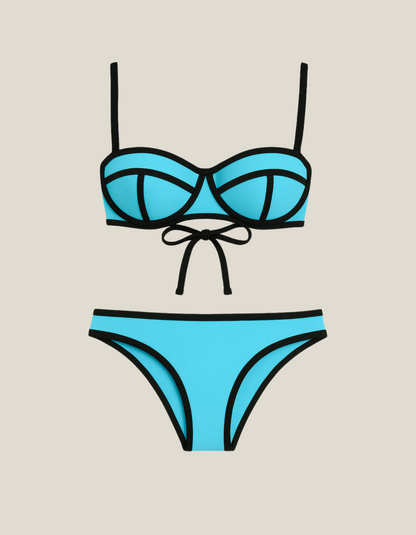 | Contrast Bikini Set