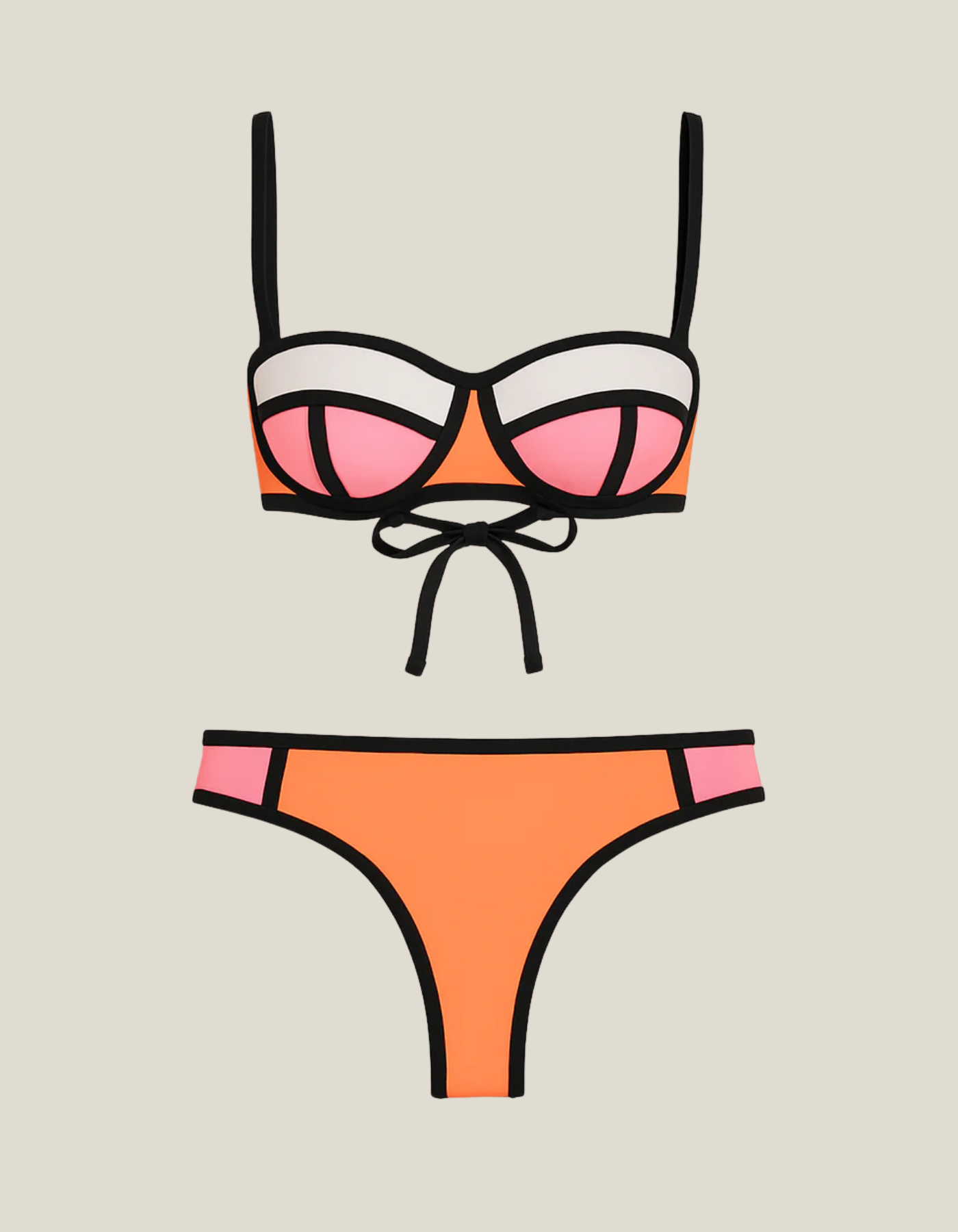 | Contrast Bikini Set