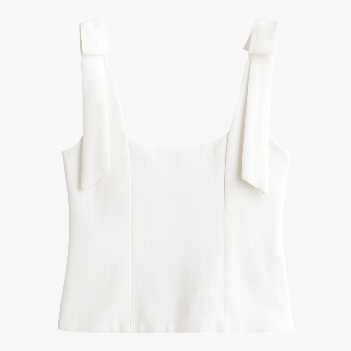 Maison Sleeveless Cami Top | Square Neck Structured Slim Fit