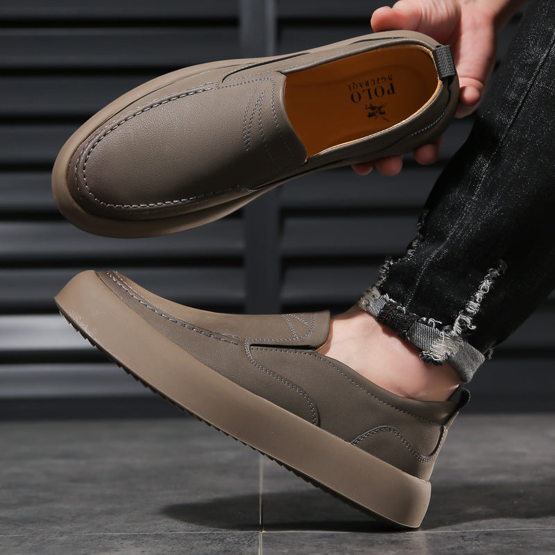 Leather Loafers | Cowhide Upper | Cushioned Sole