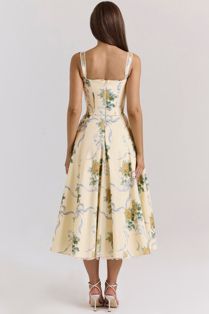 Abella Floral Midi Dress