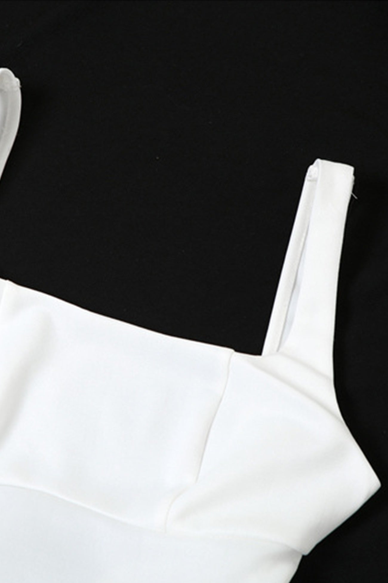 Wide Strap Scoop Back Tie Bow Pleated Skater Mini Dress