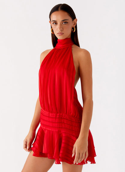 Amira Chiffon Mini Dress