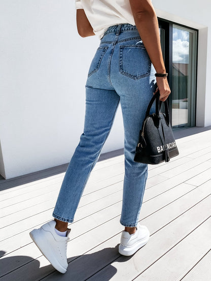 Julia Fashion - Women's Elegant Denim Jeans