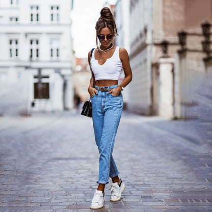 Julia Fashion - Women's Elegant Denim Jeans
