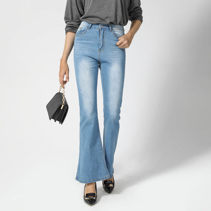 Julia Fashion - Women's Jeans High Waist Flare Jeans