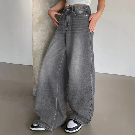 Women Baggy Wide Leg Jeans